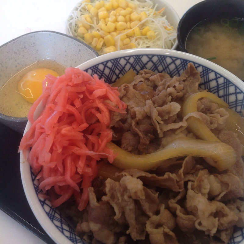 特盛りサラダセット(吉野家 守山店)