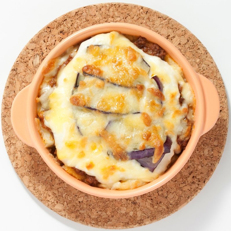 茄子と男爵のミートグラタン(一歩一歩のカフェ食堂)