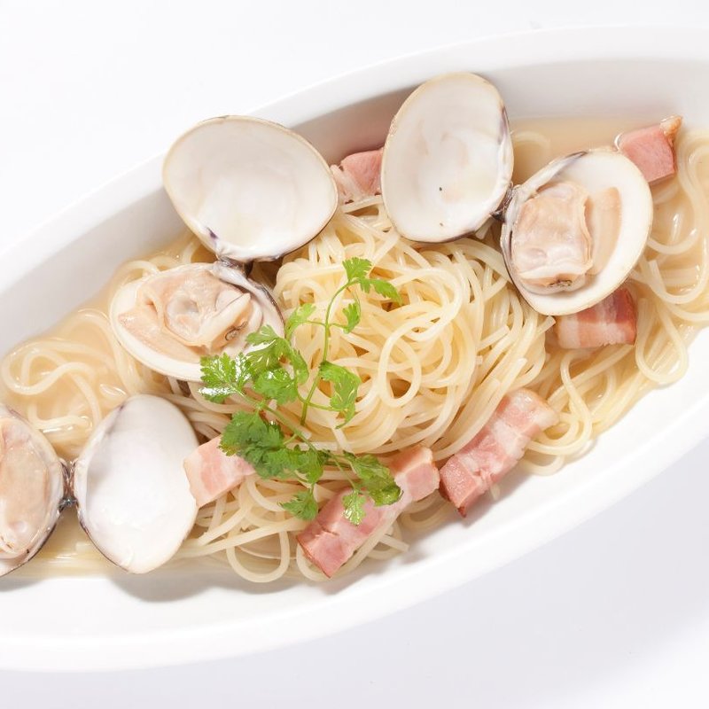 蛤とベーコンのパスタ(一歩一歩のカフェ食堂)