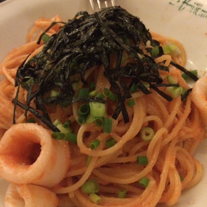 辛子明太子パスタ(カフェ ラ・ボエム 茶屋町 （Cafe La Boheme）)