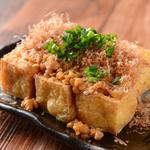 納豆厚揚げ(やきとんうまいもん横丁まるたか 北千住店)