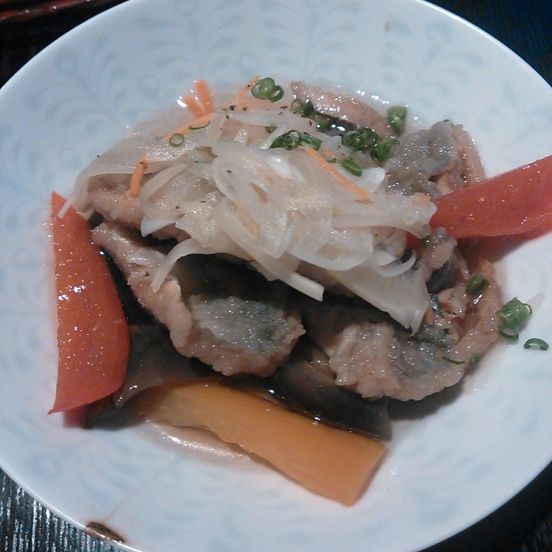 真アジと野菜の南蛮漬け(旨酒・料理 酢重ダイニング)