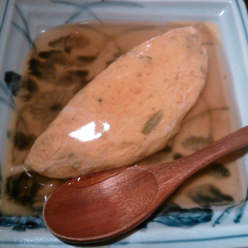 ピリ辛ベーコンオムレツ(旨酒・料理 酢重ダイニング)