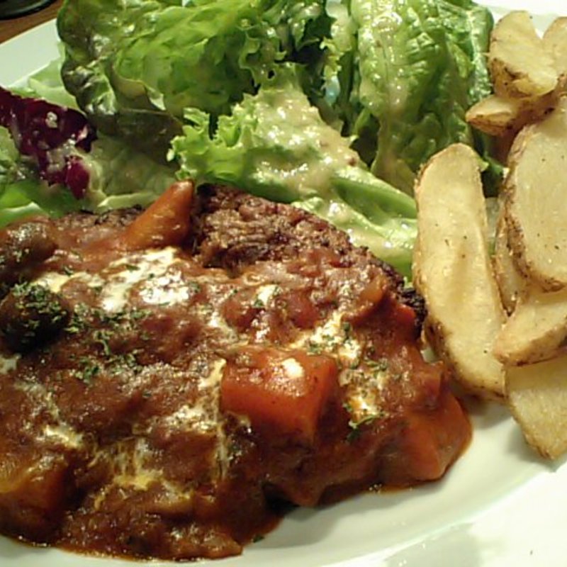 ハンバーグ(カフェ・ラルゴ)