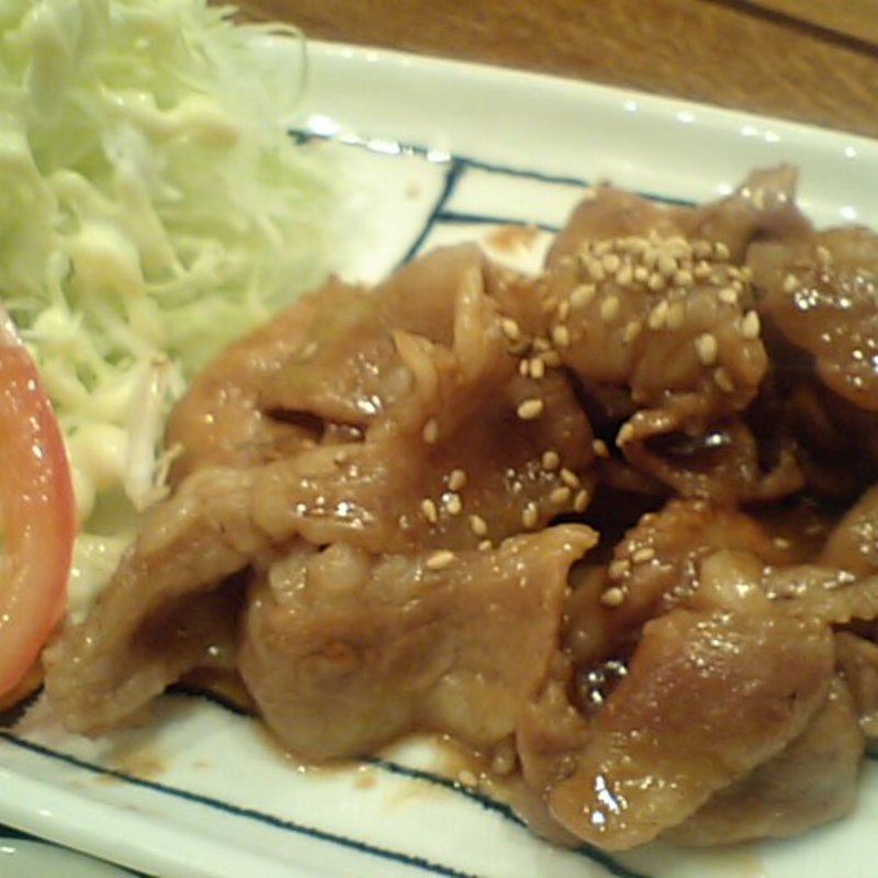 豚の生姜焼定食(エンジョイ・カフェ （Enjoy! Cafe）)