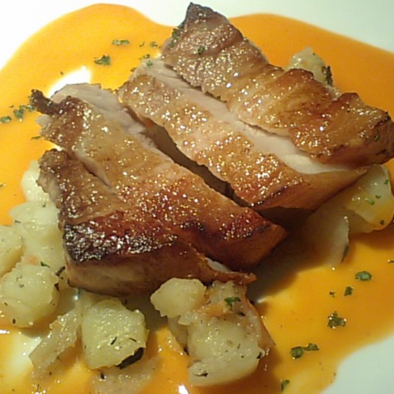 豚バラ肉のソテー(ロビンソン キタハマ （ROBINSON KIHATAMA）)