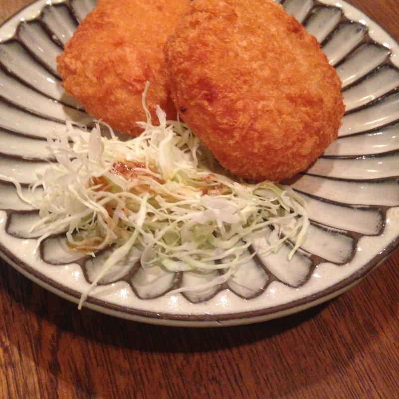 カニクリームコロッケ(地鶏亭 こにし)