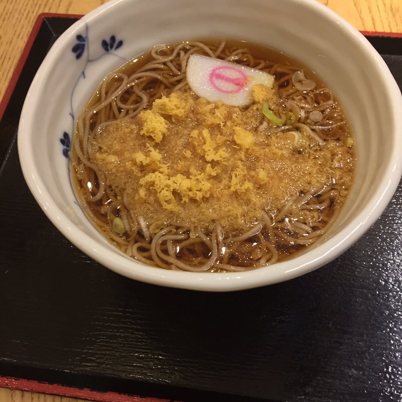 たぬきそば(そばいちエキュート赤羽店)