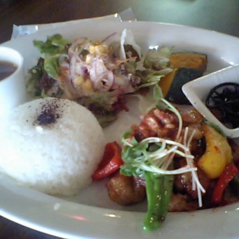 豚とカラフル野菜のさっぱり焼き(マーブル)