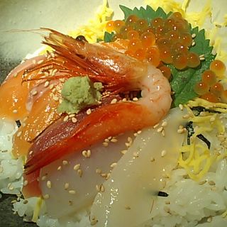 海鮮丼定食(みなと水産)