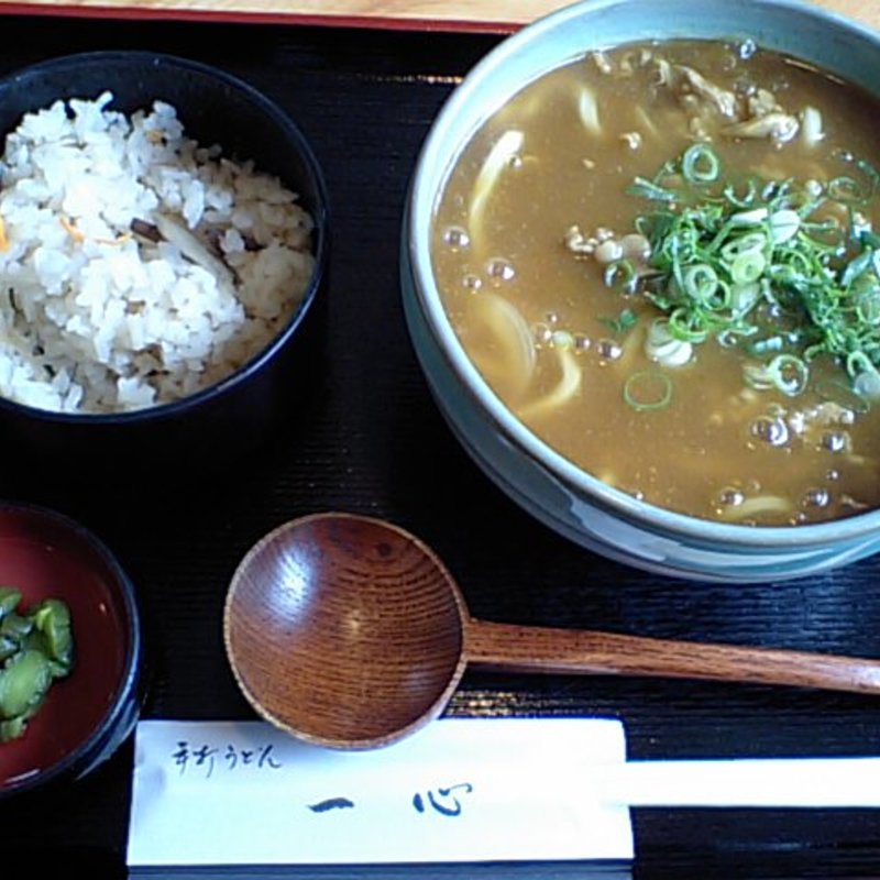 カレーうどん定食(手打うどん一心 )