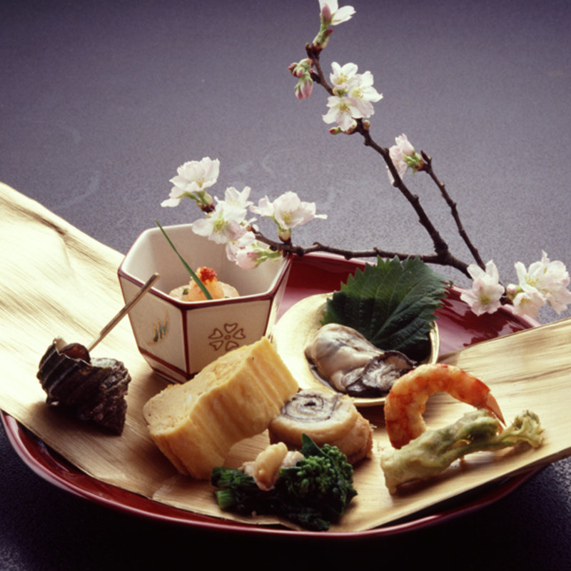 春の前菜(花懐石ふる林)