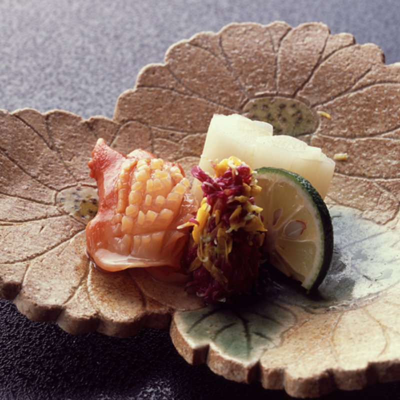 魚介類の盛り合わせ(花懐石ふる林)