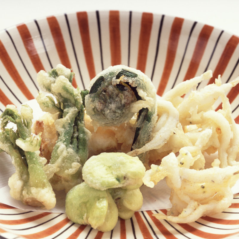 春の天麩羅(花懐石ふる林)