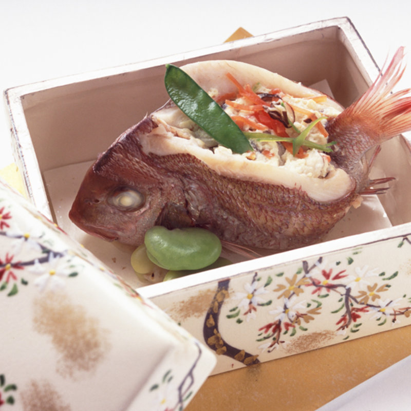 真鯛の五目御飯(花懐石ふる林)