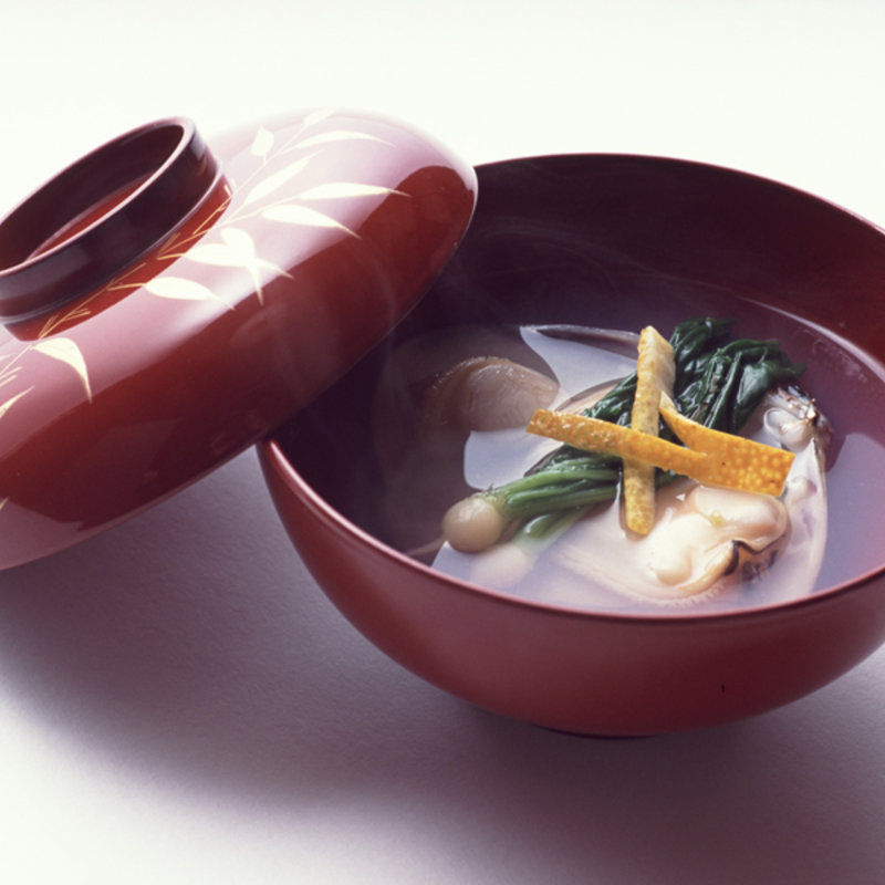 あさりの椀物(花懐石ふる林)