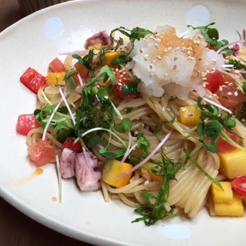夏野菜の冷製パスタ(カフェ ド ガモヨン （café de GAMOYON）)