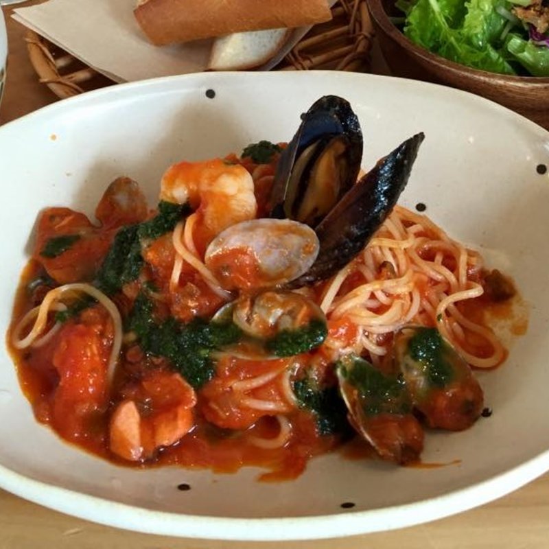 トマトパスタ(カフェ ド ガモヨン （café de GAMOYON）)