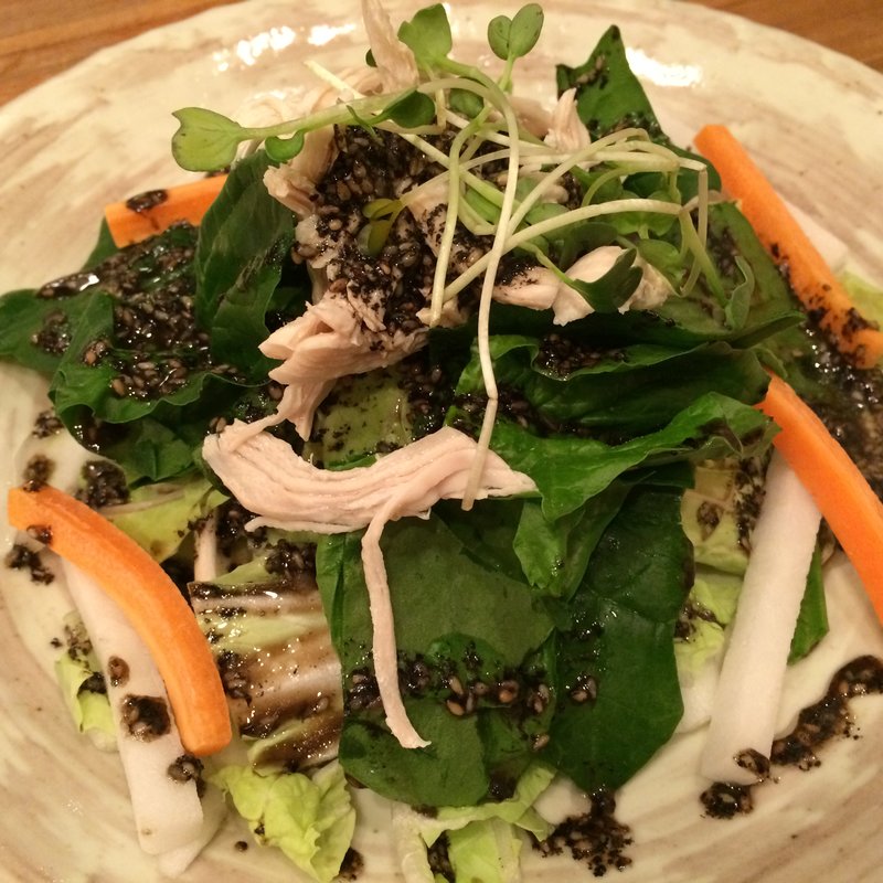 蒸し鶏の和風サラダ(リュリュ・プリモ)