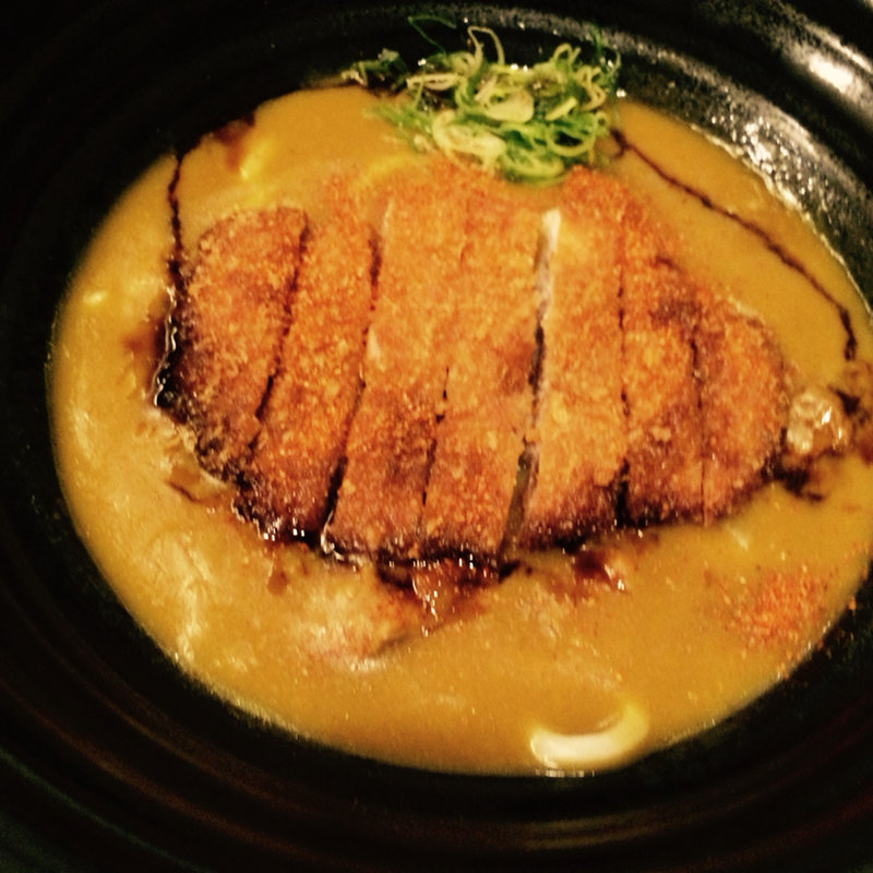 かつカレーのおうどん(麺匠の心つくし つるとんたん 北新地店)