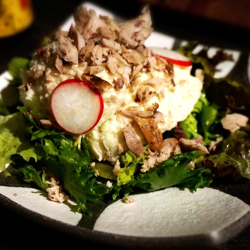 柚子畑のポテトサラダ(わらやき屋 九段下)