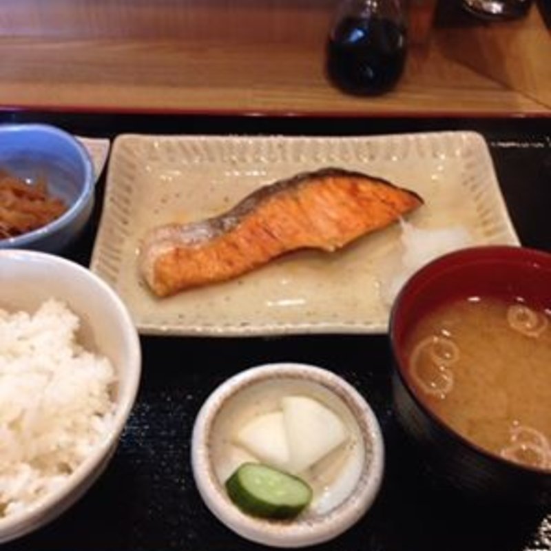 銀鮭焼き定食(喜楽や)