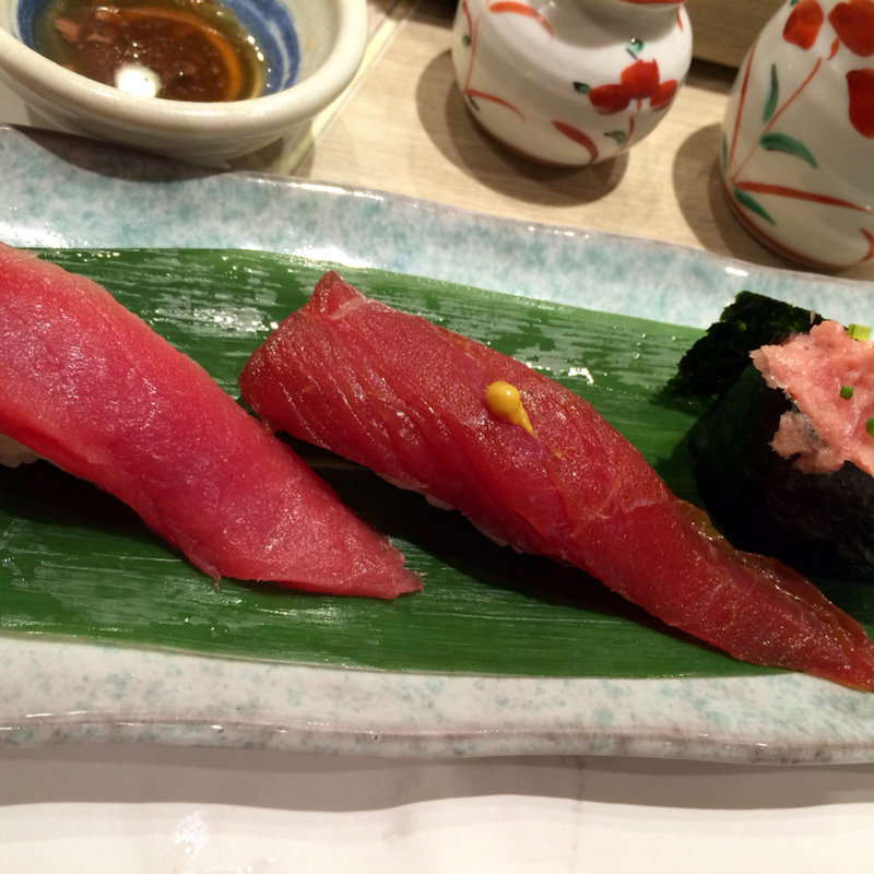 三貫セット(梅丘 寿司の美登利 銀座店)