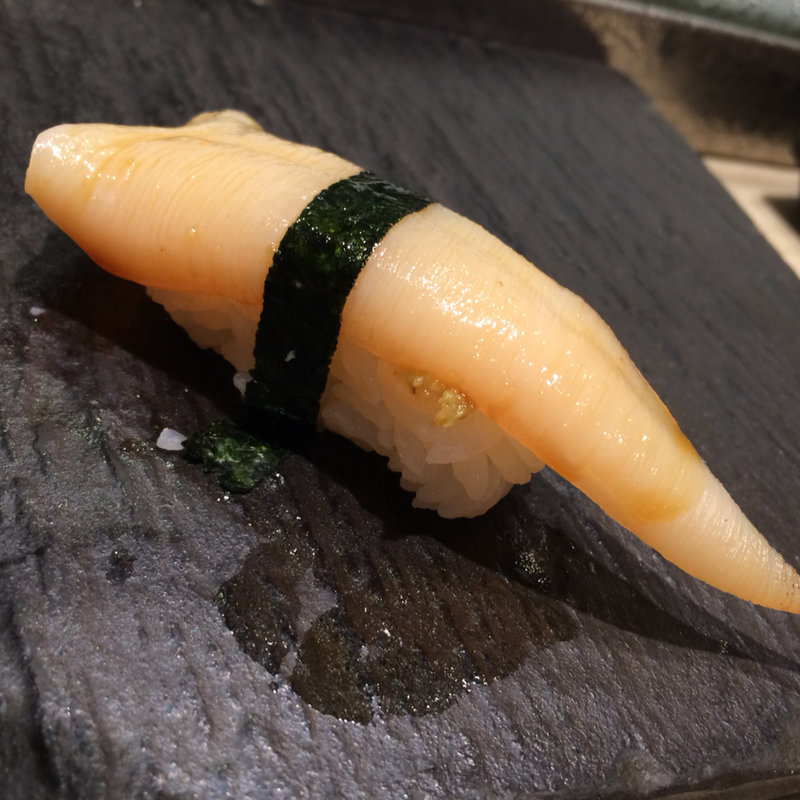 白みる貝(梅丘 寿司の美登利 銀座店)