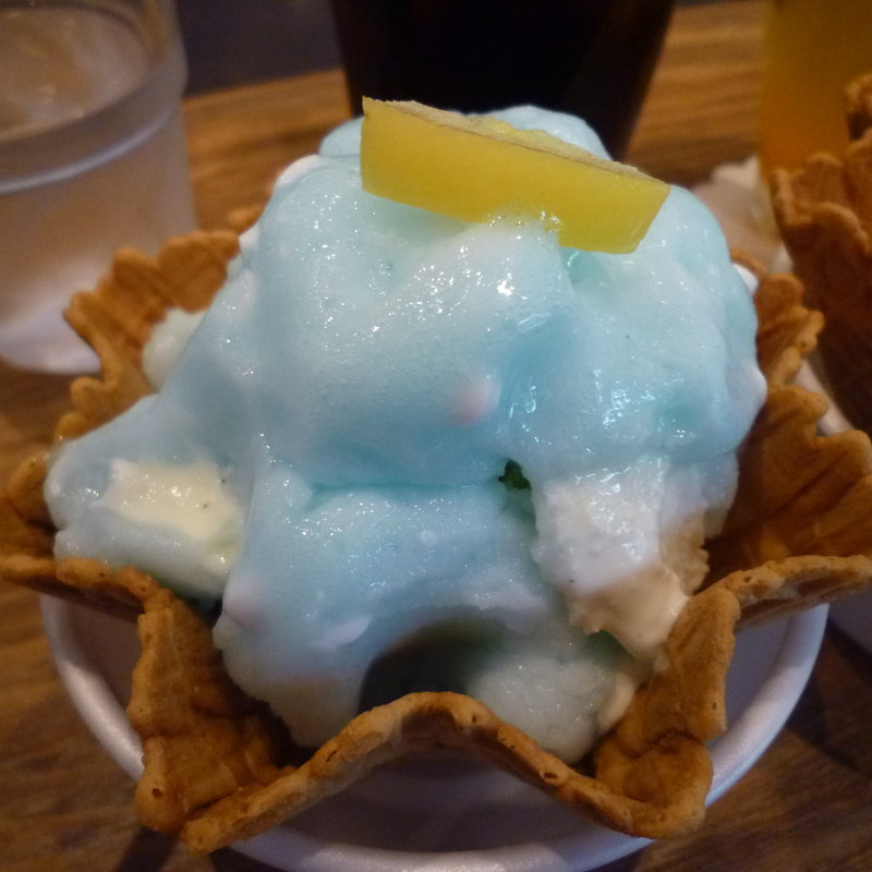 チョップアイス（爽快SODA）(シーサイドカフェ（リビエラ逗子マリーナ内）)