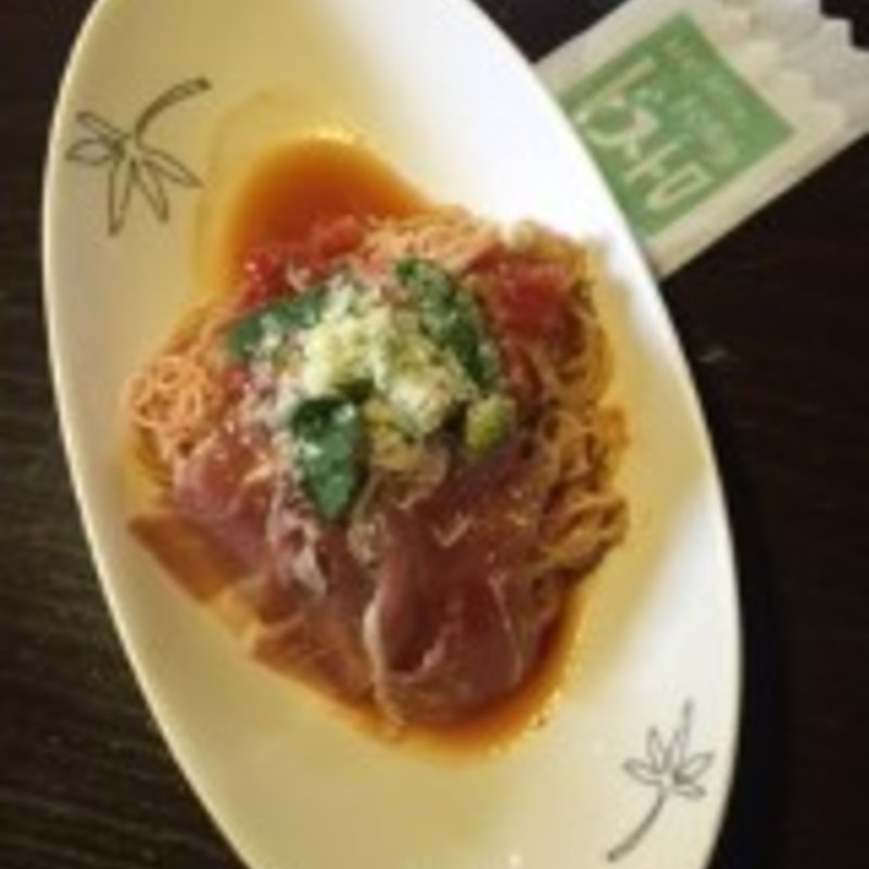 （冷製）生ハムバジルのパスタ(ビストロ 北越谷店)
