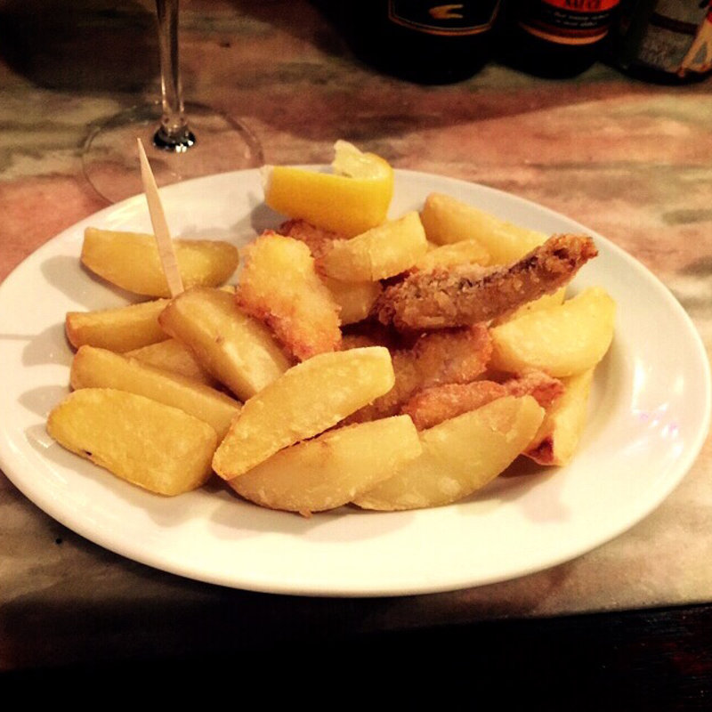 フレンチフライとフィッシュ(VAPEUR)