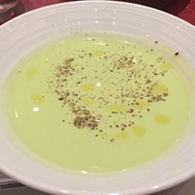 冷製グリンピースクリームポタージュ(ル・プレヴェール)