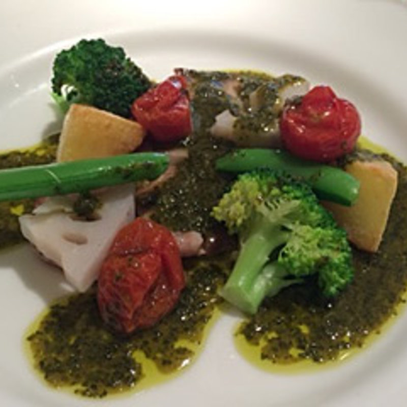 霧島ポーク ハーブとクミンの チュミチュリソース(ビストロベジタブルマーケット)