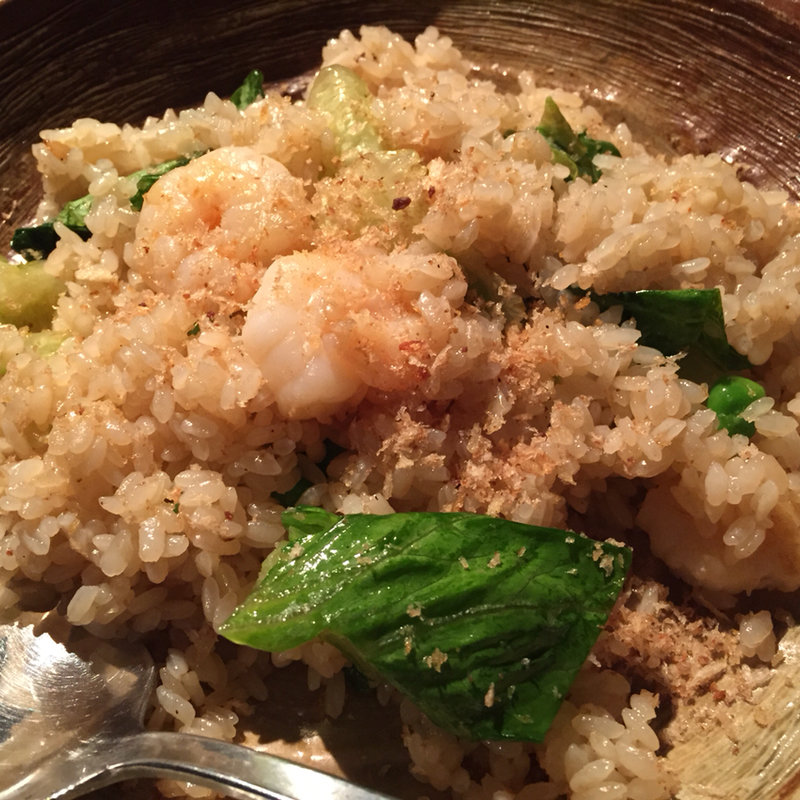 海老とレタスの炒飯(BLEU （ダイニングバー ブルー）)