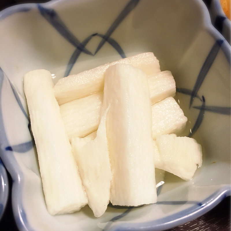 長芋の浅漬け(立呑み晩杯屋 武蔵小山本店)