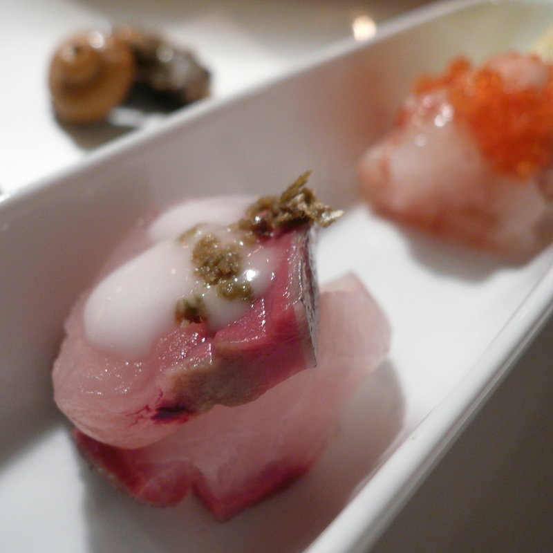 カンパチのカルパッチョ(ヒロ・プルミエ)