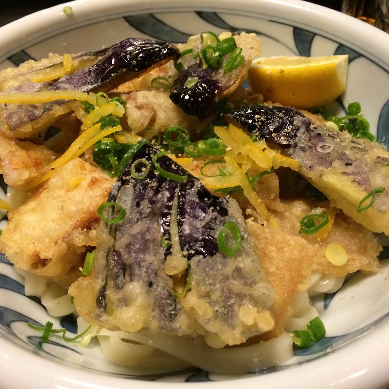 豚天となすのゆずぶっかけ(福ちゃん )