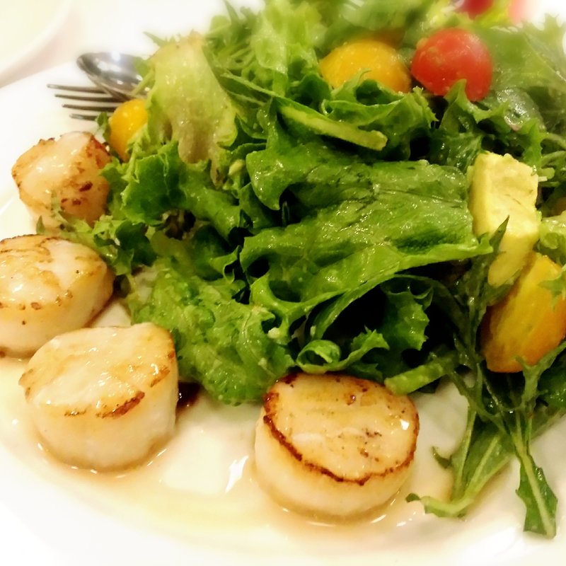 スカロップサラダ(クリントン・ストリート・ベイキング・カンパニー （CLINTON ST. BAKING COMPANY & RESTAURANT）)