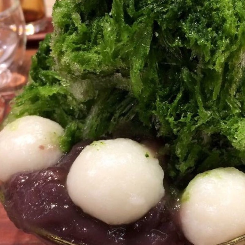 かき氷 抹茶(たねや うめだ阪急店)