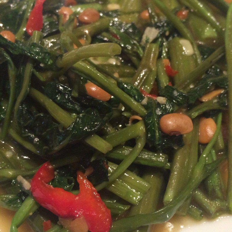 空芯菜オイスターソース炒め(バンコクキッチン 有楽町店)