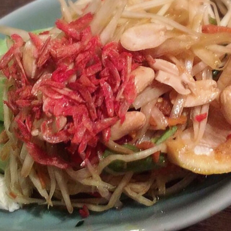 ソムタムタイ東北名物青パパイヤのサラダ(クルン・サイアム 中目黒店)
