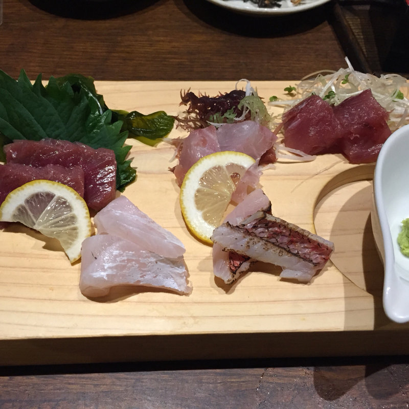 お造りの盛り合わせ(伝統自家製麺 い蔵 岡本店)