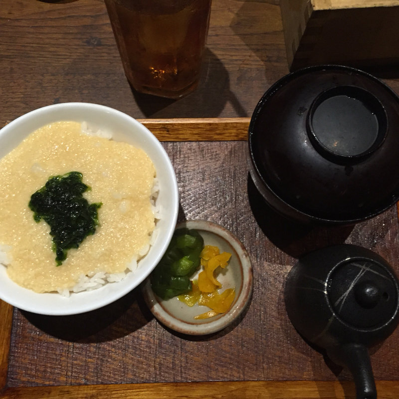 とろろかけごはん(伝統自家製麺 い蔵 岡本店)