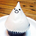 ハロウィンおばけのカップケーキ