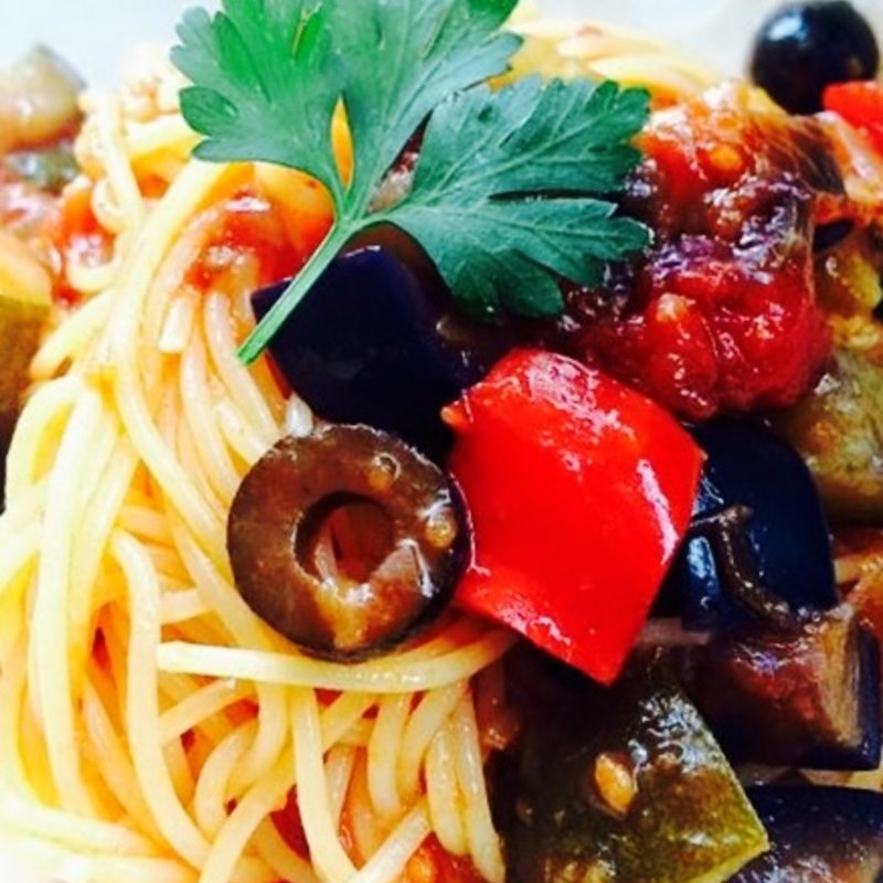 夏野菜の冷製トマトソース(カフェ ド ガモヨン （café de GAMOYON）)