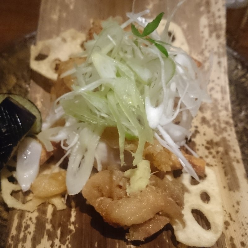 四万十鶏の黄金揚げ(わらやき屋 銀座)