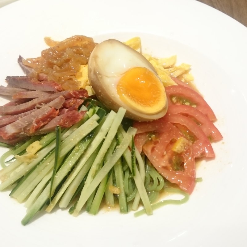 冷やし中華セット(上海灘DINING モザイクモール港北店)