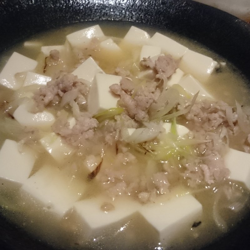 塩麻婆豆腐(ほの字 青山店)