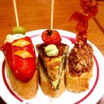 Lunch Aセット　ピンチョス3点