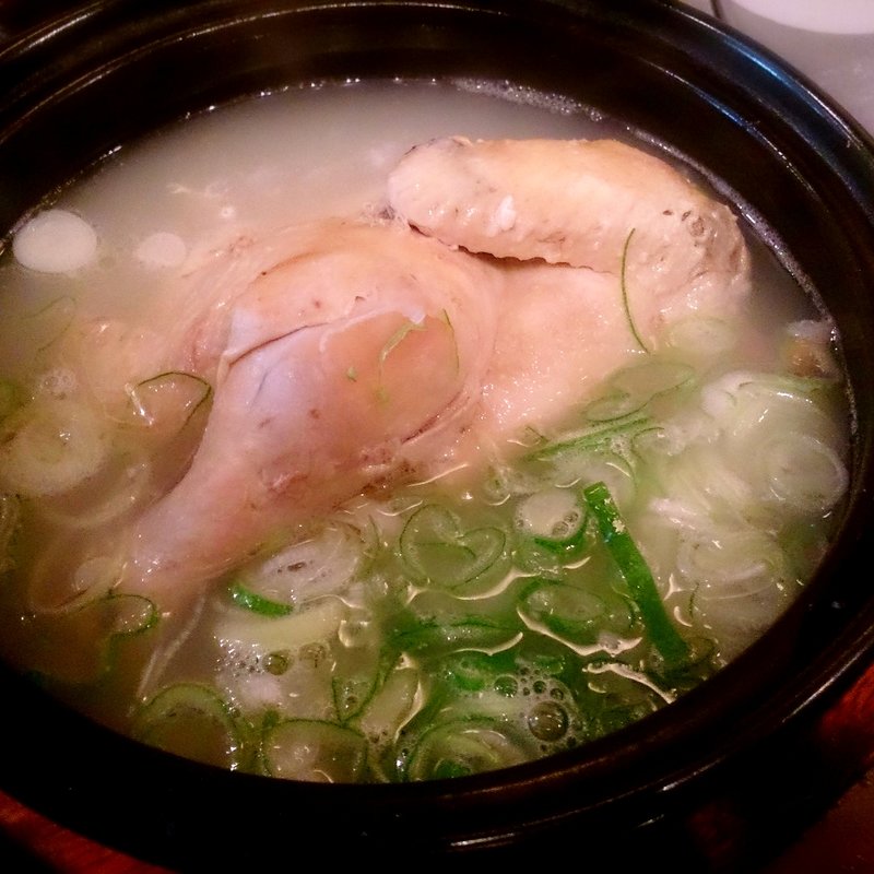 半鶏湯